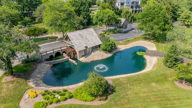 1401 Burr Oak Rd Unit 108B, Hinsdale, IL 60521 - bird's eye view of a large body of water