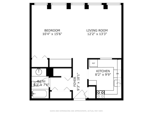 111 E Chestnut St Unit 21B, Chicago, IL 60611 - view of property floor plan