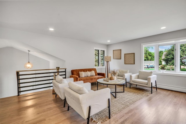 31340 N Liberty Rd, Grayslake, IL 60030 - living room featuring wood finished floors and recessed lighting