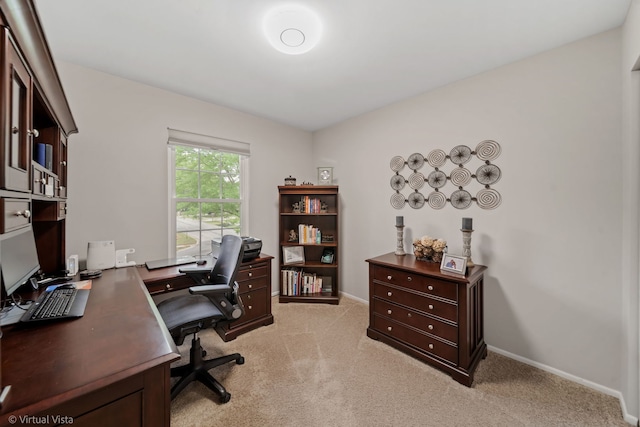 2243 Camden Ln, Hanover Park, IL 60133 - office area with light colored carpet and baseboards