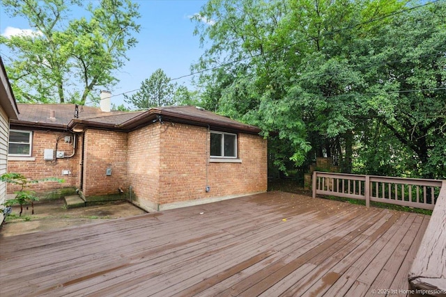 214 Marquette St, Park Forest, IL 60466 - view of wooden terrace