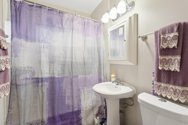 240 Miami St, Park Forest, IL 60466 - bathroom with toilet and a shower with curtain