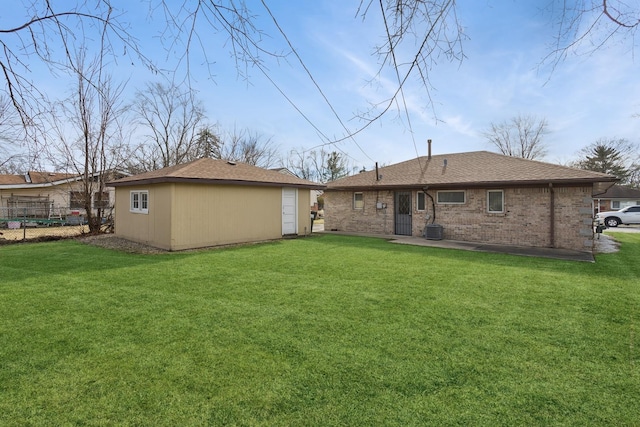 240 Miami St, Park Forest, IL 60466 - rear view of house featuring an outbuilding and brick siding