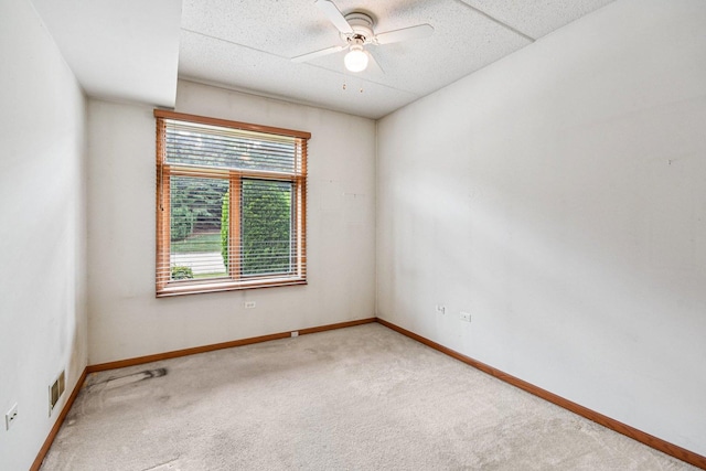 6514 Pine Trail Ln Unit 2, Tinley Park, IL 60477 - carpeted empty room featuring baseboards and ceiling fan