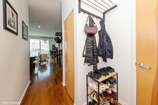 700 W Van Buren St Unit 803, Chicago, IL 60607 - corridor with wood finished floors and baseboards