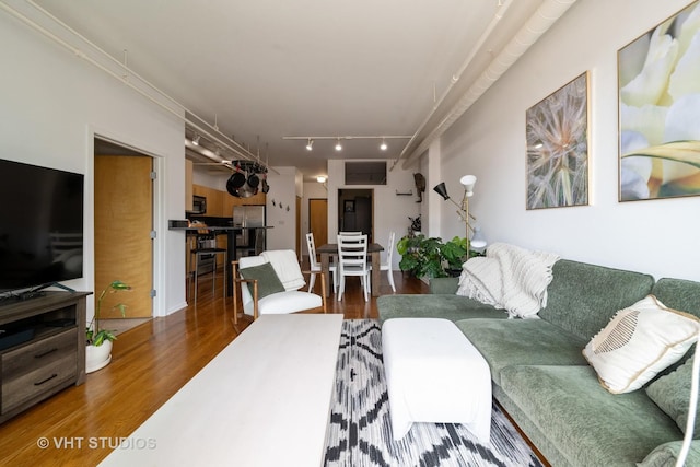 700 W Van Buren St Unit 803, Chicago, IL 60607 - living area featuring wood finished floors