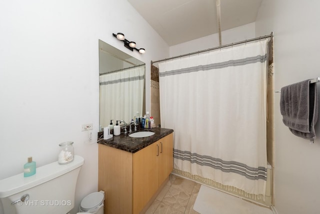 700 W Van Buren St Unit 803, Chicago, IL 60607 - full bath featuring vanity, tile patterned flooring, and a shower with shower curtain