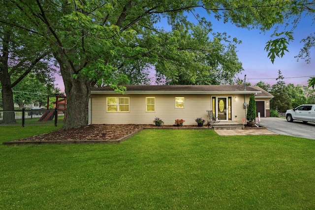 17011 Le Claire Ave, Tinley Park, IL 60477 - ranch-style home featuring asphalt driveway