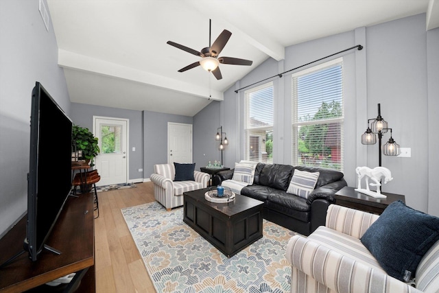 17011 Le Claire Ave, Tinley Park, IL 60477 - living room featuring plenty of natural light, a ceiling fan, and light wood-type flooring