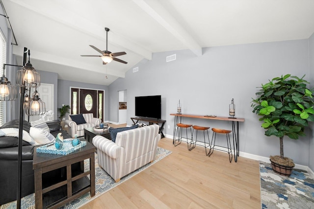 17011 Le Claire Ave, Tinley Park, IL 60477 - living area featuring wood finished floors, a ceiling fan, and healthy amount of natural light