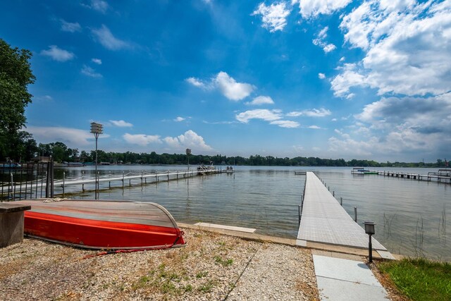 22869 W Lake Shore Dr, Antioch, IL 60002 - dock area with a water view and a boat ramp
