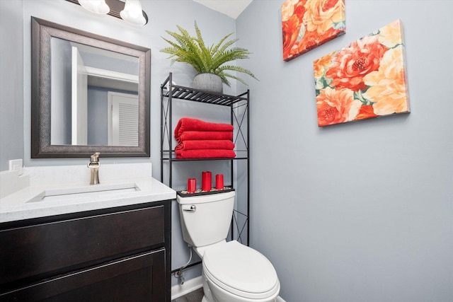 1033 W Indiana St, Glenwood, IL 60425 - bathroom with vanity and toilet