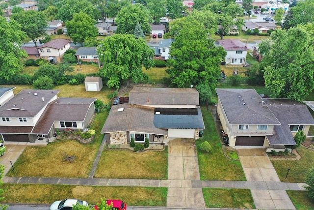 1033 W Indiana St, Glenwood, IL 60425 - aerial perspective of suburban area