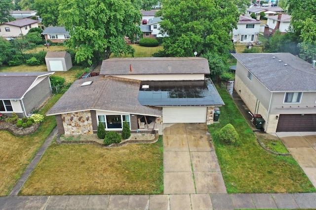 1033 W Indiana St, Glenwood, IL 60425 - aerial perspective of suburban area