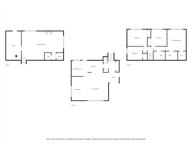 1033 W Indiana St, Glenwood, IL 60425 - view of floor plan / room layout