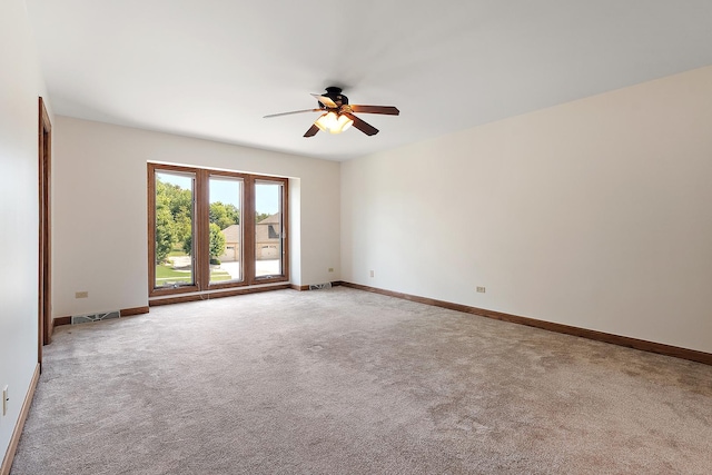 21978 Princeton Cir, Frankfort, IL 60423 - carpeted spare room featuring ceiling fan and baseboards