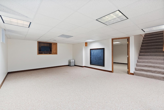 21978 Princeton Cir, Frankfort, IL 60423 - finished below grade area with stairway and carpet