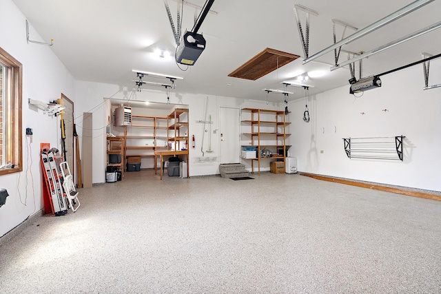 21978 Princeton Cir, Frankfort, IL 60423 - garage featuring a garage door opener and a heating unit