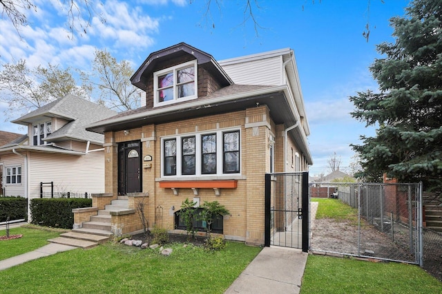 5019 N Kostner Ave, Chicago, IL 60630 - bungalow-style house with a gate and brick siding