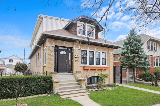 5019 N Kostner Ave, Chicago, IL 60630 - view of front of property featuring brick siding and roof with shingles