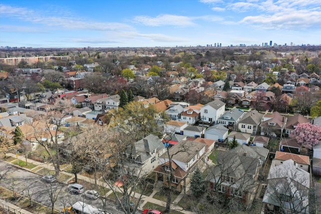 5019 N Kostner Ave, Chicago, IL 60630 - aerial view of property and surrounding area with nearby suburban area