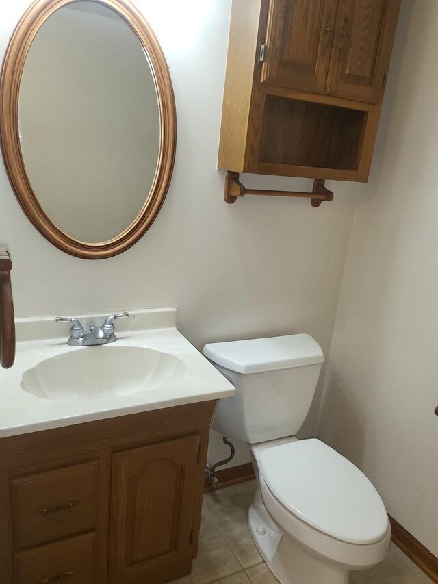 505 Redondo Dr Unit 108, Downers Grove, IL 60515 - bathroom featuring vanity and tile patterned floors