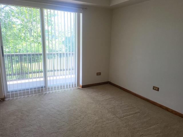 505 Redondo Dr Unit 108, Downers Grove, IL 60515 - empty room featuring baseboards and carpet flooring