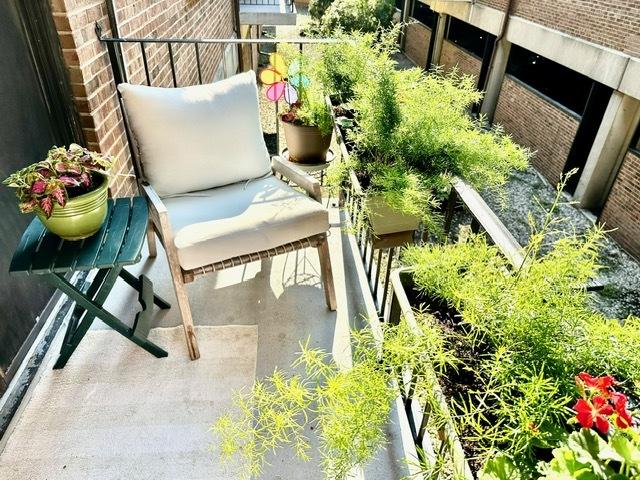 2317 N Neva Ave Unit 106A, Chicago, IL 60707 - view of balcony