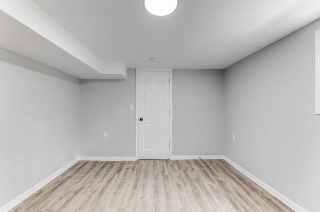 8109 S Marquette Ave, Chicago, IL 60617 - finished basement with light wood-style floors and baseboards