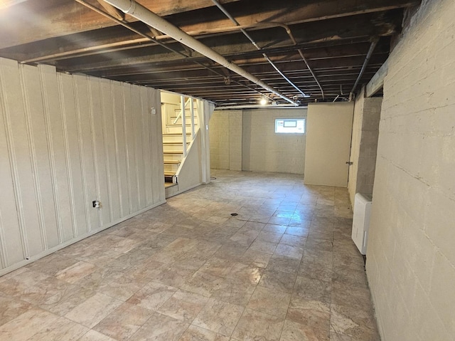 14931 Riverside Dr, South Holland, IL 60473 - basement with stairway