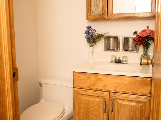 9404 Hamlin Ave, Des Plaines, IL 60016 - bathroom with vanity and toilet