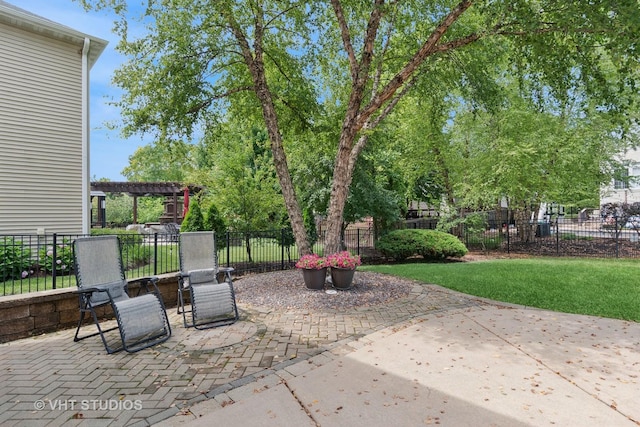 12840 Shenandoah Trl, Plainfield, IL 60585 - view of patio / terrace with a pergola
