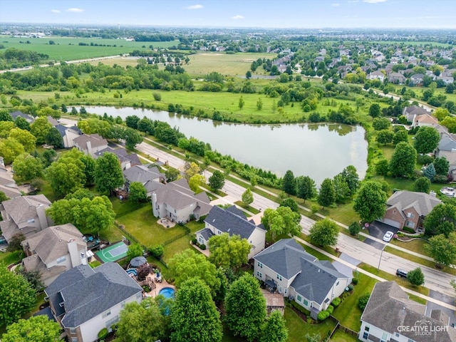 12840 Shenandoah Trl, Plainfield, IL 60585 - aerial perspective of suburban area with a large body of water
