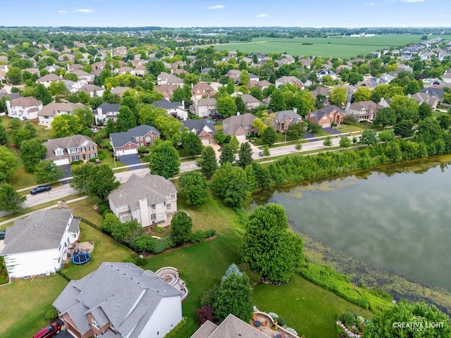12840 Shenandoah Trl, Plainfield, IL 60585 - aerial view of residential area featuring a nearby body of water