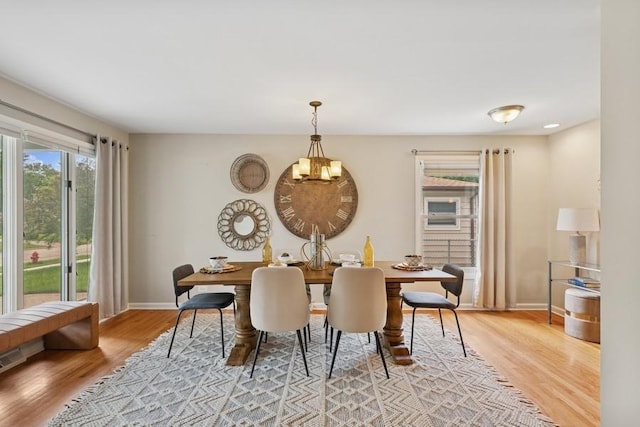 636 N Greenview Ave, Mundelein, IL 60060 - dining room with baseboards and light wood-type flooring