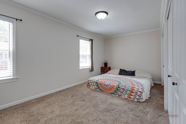 37369 N Loretto Ave, Lake Villa, IL 60046 - bedroom with carpet floors and ornamental molding