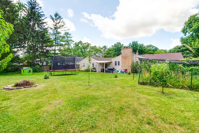 37369 N Loretto Ave, Lake Villa, IL 60046 - view of yard featuring a trampoline and a shed