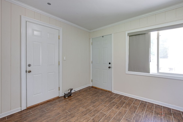 37369 N Loretto Ave, Lake Villa, IL 60046 - foyer featuring ornamental molding and wood finished floors