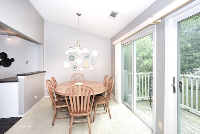 1620 Hadley Ct Unit A2, Wheeling, IL 60090 - dining space with lofted ceiling and a chandelier