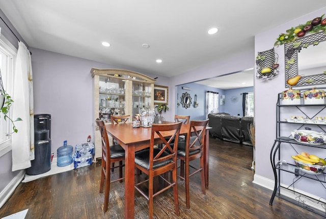 10302 W Palmer Ave, Melrose Park, IL 60164 - dining room with wood finished floors and recessed lighting