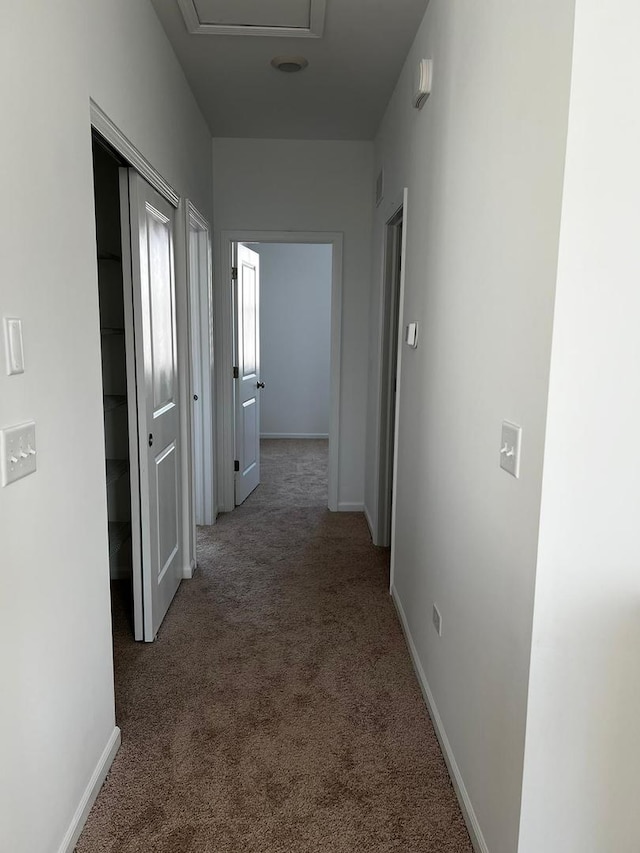 4219 Chelsea Manor Cir, Aurora, IL 60504 - hallway with carpet floors and baseboards