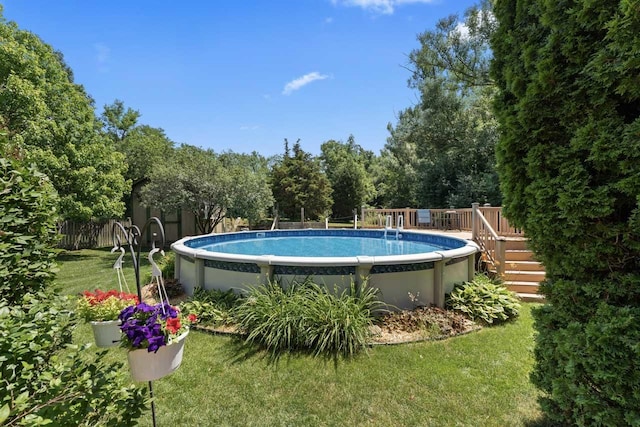 17019 Danielle Ct, Oak Forest, IL 60452 - outdoor pool featuring a deck