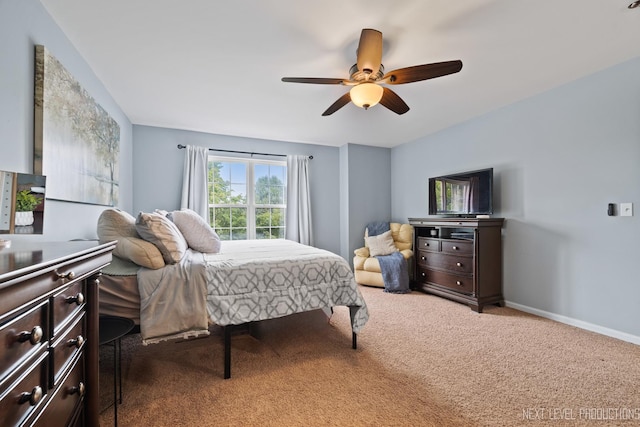 1211 Hall St, Sugar Grove, IL 60554 - bedroom featuring carpet flooring and a ceiling fan