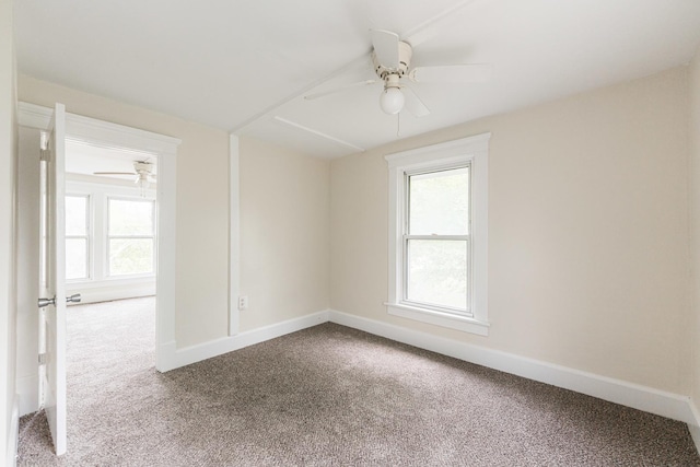 620 Elm St, Maple Park, IL 60151 - unfurnished room featuring carpet floors and a ceiling fan