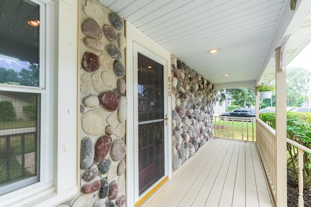 620 Elm St, Maple Park, IL 60151 - view of wooden porch