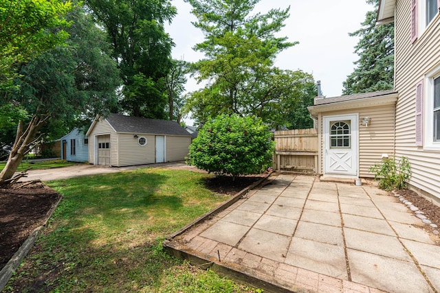 620 Elm St, Maple Park, IL 60151 - view of yard featuring an outdoor structure