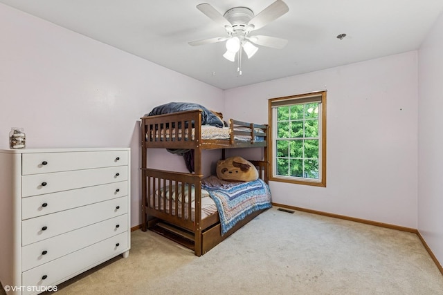 732 Green Castle Ct, West Dundee, IL 60118 - bedroom with carpet floors and ceiling fan