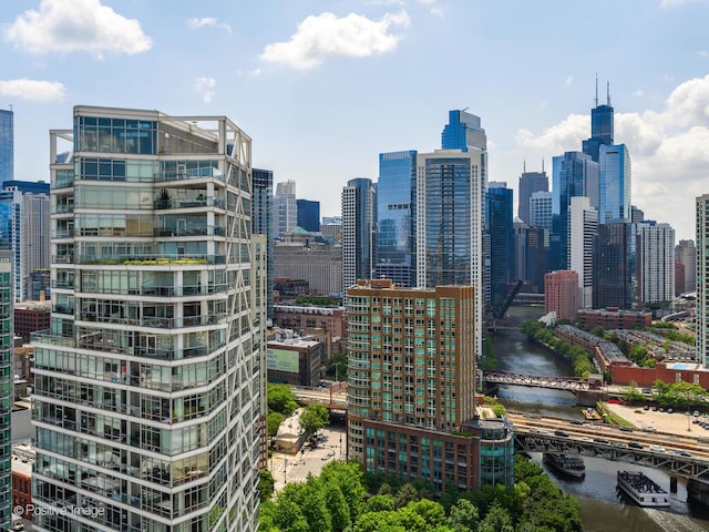 700 N Larrabee St Unit 2008, Chicago, IL 60654 - skyline view with a notable bridge and a nearby body of water