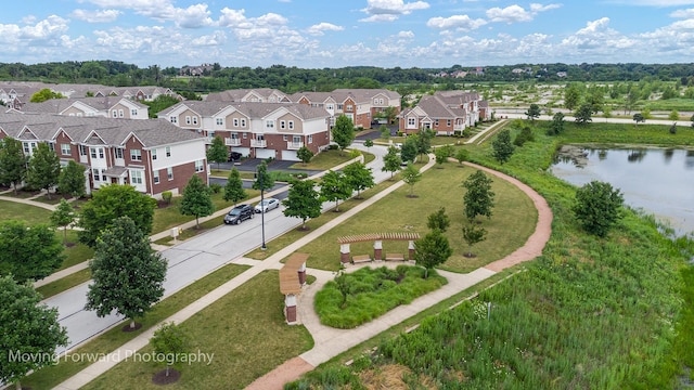 15383 Silver Bell Rd, Orland Park, IL 60462 - aerial view of residential area with a large body of water