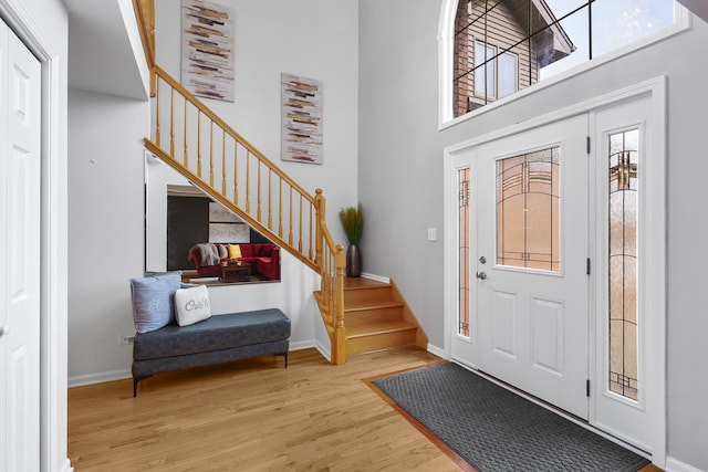 21222 Vivienne Dr, Matteson, IL 60443 - foyer entrance with stairs, wood finished floors, and a towering ceiling
